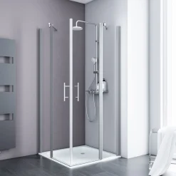 Schulte Eckeinstieg Alexa Style 2.0 inkl Duschwanne 90 x 90 cm