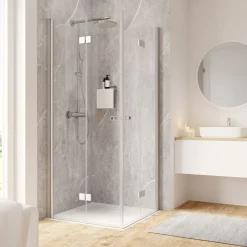 Eckeinstieg Garant 2.0 Drehfalttür 90 x 90 x 200 cm*Schulte