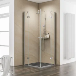 Eckeinstieg MasterClass 4-teilig HxB 200 x 99,2-101,2 cm Montage auf Fliesen^Schulte