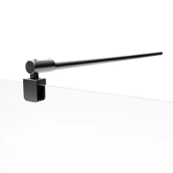 Eckeinstieg mit Drehtür BlackStyle mattschwarz BxH 90 x 192 cm*Schulte Best