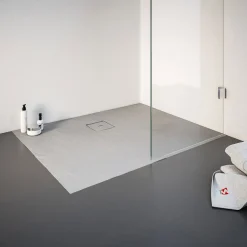 Express Plus Duschwa Mineralg Steinstr Rechteck -Plan 1000 x 750 grau^Schulte Hot