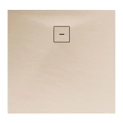 Schulte Express Plus Duschwa Mineralg Steinstr Quadrat -Plan 1200 x 1200 sand