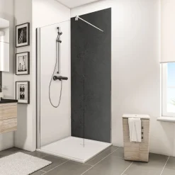 ExpressPlus Duschrueckwand DecoDesign Dekor Stein Anthrazit 2550 x 1000^Schulte Online