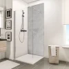 ExpressPlus Duschrueckwand DecoDesign Dekor Stein Grau hell 2550 x 1000*Schulte Discount