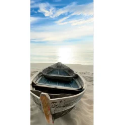 Schulte ExpressPlus Duschrueckwand DecoDesign Foto Ruderboot am Strand 2100 x 900
