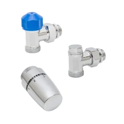 ExpressPlus Thermostat-Set Eck verchromt^Schulte Hot