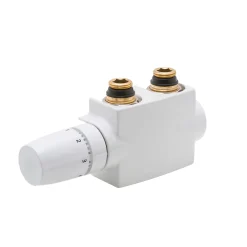 Mittenanschlussgarnitur mit Blende Thermostat-Set weiß*Schulte Best