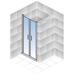 Pendeltür ExpressPlus Alexa Style 2.0 Nische 192 x 80 cm^Schulte Outlet