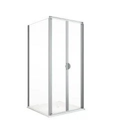 Pendeltür Sunny inkl Seitenwand und Duschwanne 90 x 90 cm*Schulte Hot