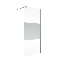 Walk In Duschwand Alexa Style 190 x 100 cm ESG 5 mm fixil*Schulte New