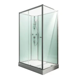 Schulte Wellnesskabine Ibiza 204 x 140 x 90 cm links light-grün