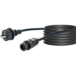 Schwaiger Anschlusskabel Batterie auf Schuko für Wechselrichter 10 m