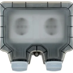 Schwaiger Außensteckdose Aufputz 2-fach IP66