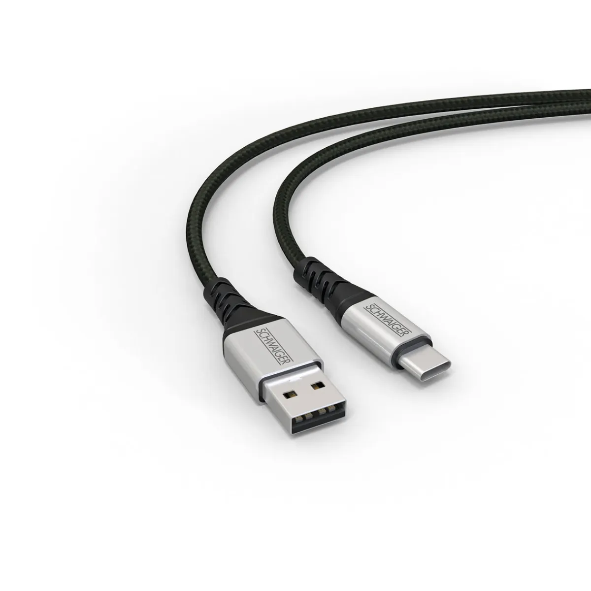 Schwaiger Sync und Ladekabel Typ C/A 1,2 m
