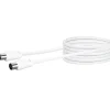 Schwaiger Antennen Anschlusskabel weiß 5 m