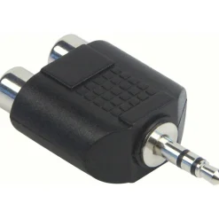 Audio-Adapter-Klinkenstecker schwarz^Schwaiger New