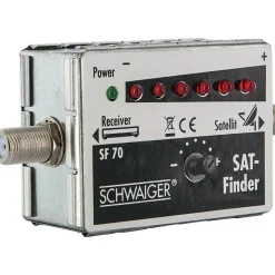SAT-Finder 6+1 LED mit Ton^Schwaiger Hot