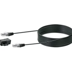 Steckeradapter TAE/DSL mit Modemkabel 6m^Schwaiger Best