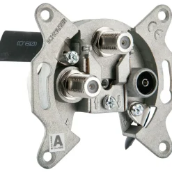 Schwaiger TWIN Stichleitungsdose SAT-Zf-Anschluss 2fach