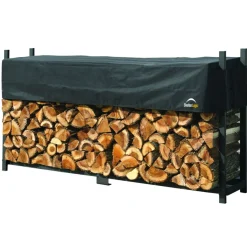 Kaminholzregal Traglast 2.000 kg Inkl. Abdeckung 36,3x238,3x118,9cm^ShelterLogic Sale