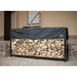 Kaminholzregal Traglast 2.000 kg Inkl. Abdeckung 36,3x238,3x118,9cm^ShelterLogic Sale