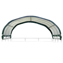 ShelterLogic Weidezelt Überdachung 13,7 m² 370x370x170cm Grün