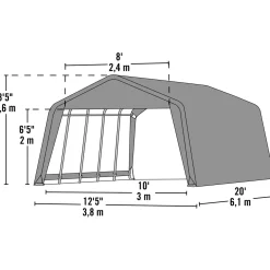 Weidezelt 23,18m² 610x380x260cm Grün^ShelterLogic Clearance