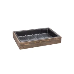 Anzuchtholzkiste 24er Topfplatte 35 x 24 x 6 cm*Siena Garden Hot