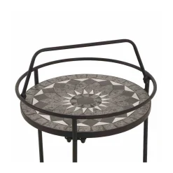 Beistelltisch Como 42 x 74 cm schwarz*Siena Garden Outlet