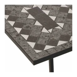 Beistelltischset Como 39 x 30 x 54 cm Stahlgestell*Siena Garden New