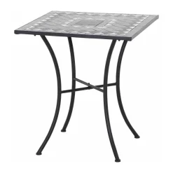 Bistrotisch Como 64 x 64 x 71 cm Stahlgestell schwarz*Siena Garden Sale