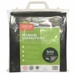 Premium Unkrautvlies 1 x 5 m grün Beutel*Siena Garden Hot