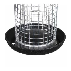 Siena Garden Vogelfuttersäule „Steel Line“ für Nüsse, 20 cm