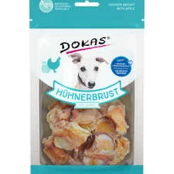 Snack Hühnerbrustfilet mit Apfel 70 g^Dokas Best