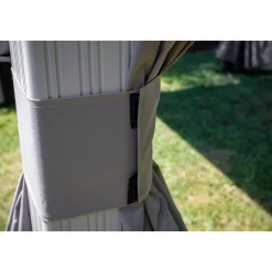 Pavillon Messina 1012 inkl. Moskitonetz 298x363x291,5cm Champagner^Sojag New