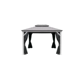 Sojag Pavillon Messina 1216 inkl. Moskitonetz 363x483x307,1cm Champagner