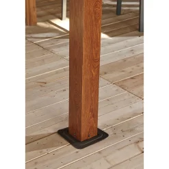 Pavillon Valencia 1212 inkl. Moskitonetz 364,3x364,3x310cm Holzoptik^Sojag New