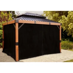 Vorhang-Set für Fontana 1012 Schwarz^Sojag Outlet