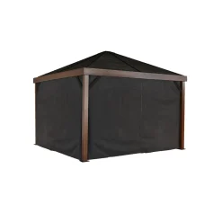 Sojag Vorhang-Set für South Beach & Valencia 1212 Schwarz