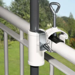 Sonnenschirmhalter Typ HII Durchmesser 35 mm weiß^ Online