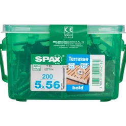 Terrassenschraube Bold Zierkopf 5 x 56 mm 200 Stück*Spax Outlet
