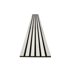 Ambiente Akustikpaneel, Eiche weiß, 250x30x1,1 cm^Specht Hot