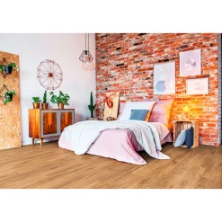 Laminatboden Classic Somborner Eiche 138 x 19,3 cm^Specht New