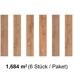 Specht Vinylboden Vinyl SPC Ambiente Honig Eiche 1220 x 230 x 4,8 mm