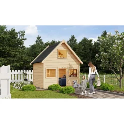 Spielhaus Kalle naturbelassen* Discount