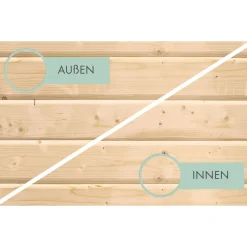 Spielhaus Kalle naturbelassen* Discount