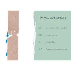 Spielhaus Kalle naturbelassen* Discount