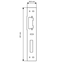 Elektrischer Türöffner mit Entriegelung , rechts*SplenDoor Best