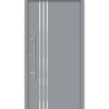 Premium-Haustür Passivedoor Kalmar energiesparend grau 110 x 210 cm links*SplenDoor Discount