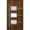 Premium-Haustür Passivedoor Bergen energiesparend nussbaum 100 x 210 cm links^SplenDoor Clearance